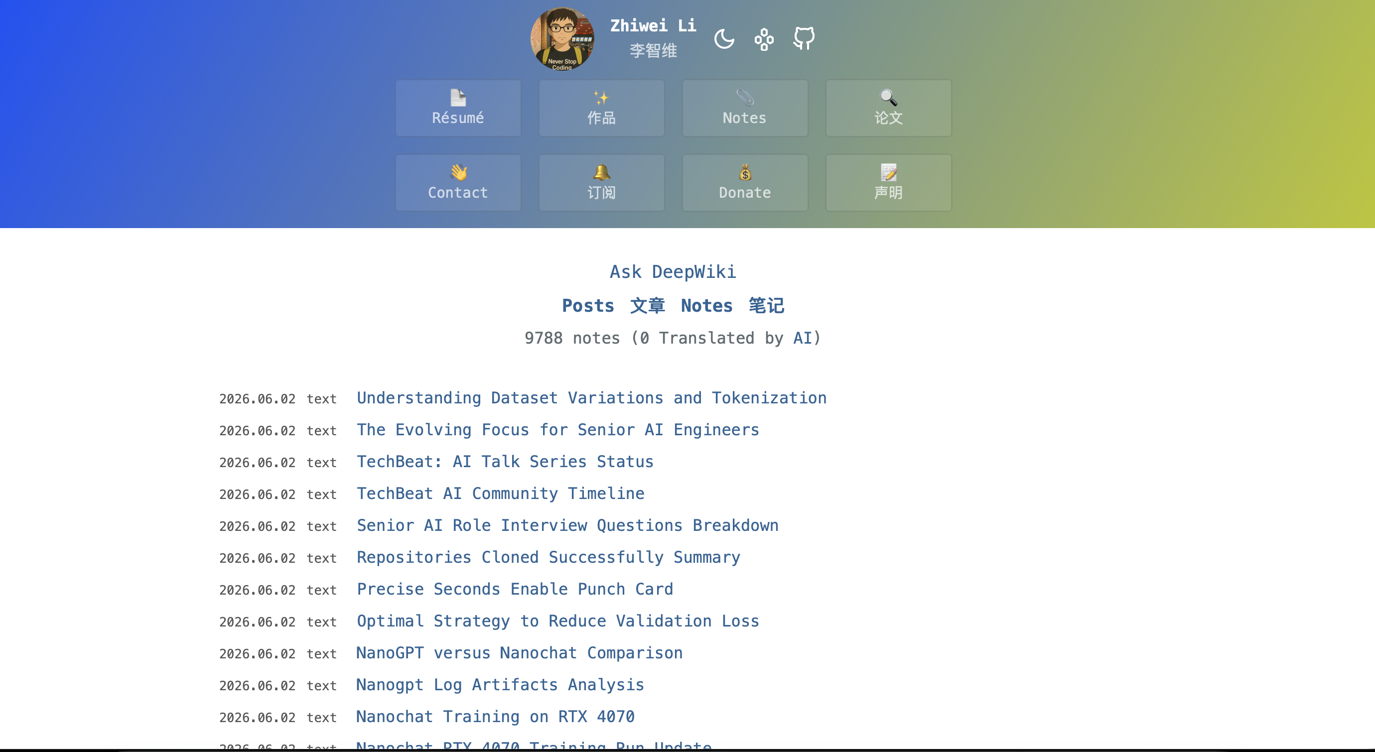 jekyll-ai-blog — AI-powered blog with 10K+ posts, translation, TTS, and PDF pipelines