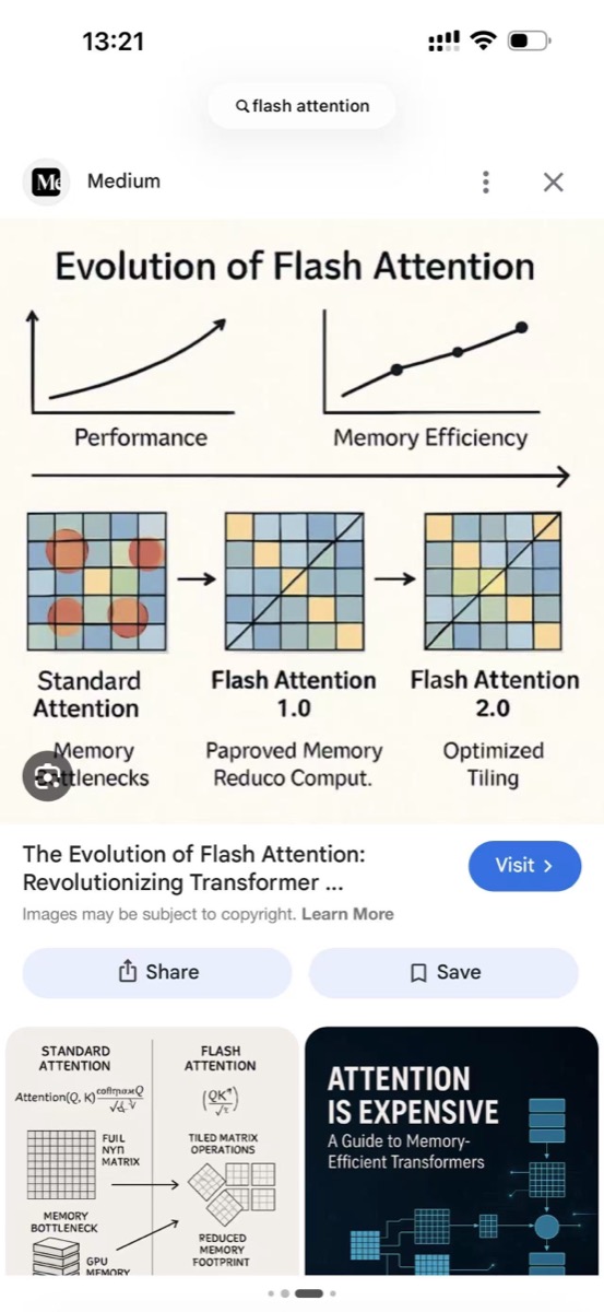 FlashAttention信息图——分块演进